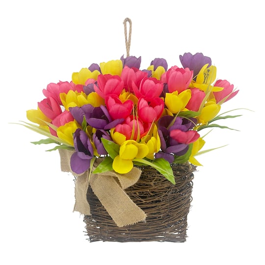17&#x22; Tulip Hanging Basket by Ashland&#xAE;
